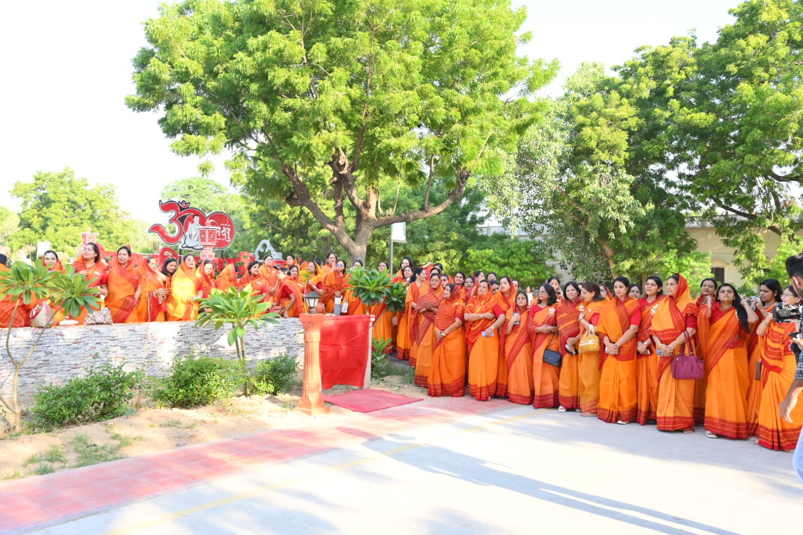 महाश्रमण वाटिका का विधिवत लोकार्पण